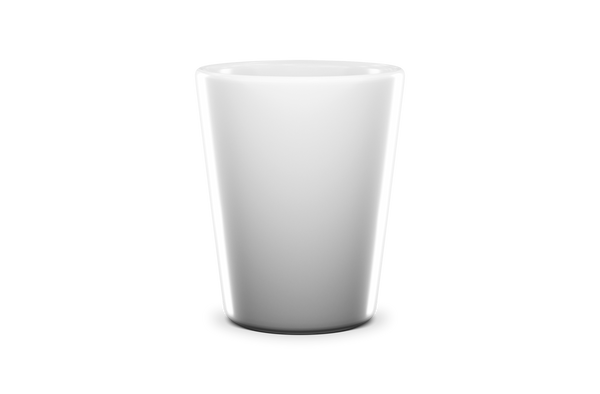 White Ceramic Sublimation Shot Glass - 1.5oz.