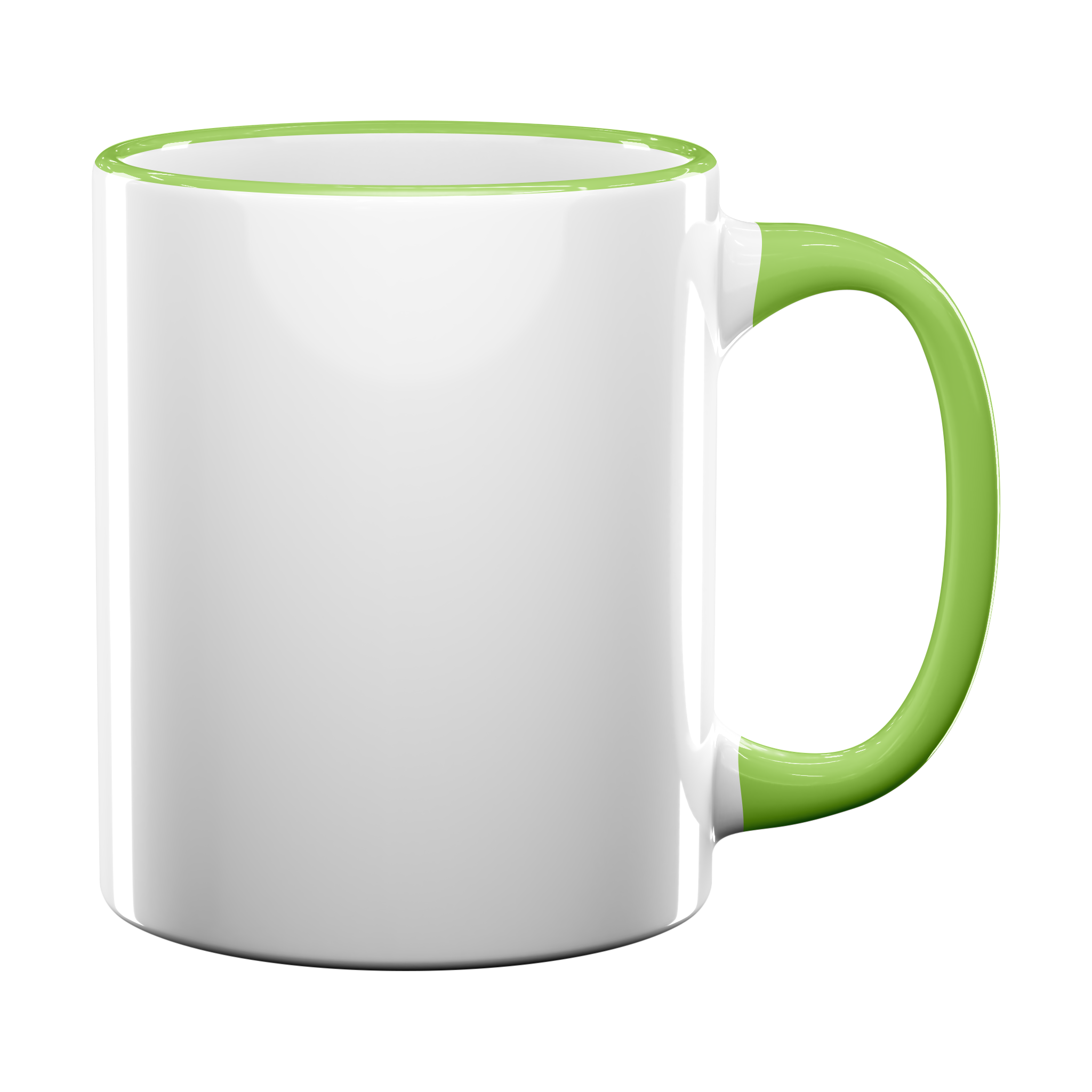Custom Design Coffee Mugs | 11 oz Rim & Handle Colored Mug  Printverse Pro