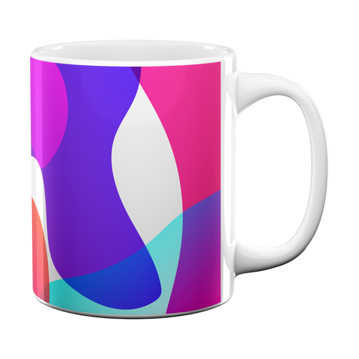 11oz sublimation imprinted with printverse theme with ORCA Coating